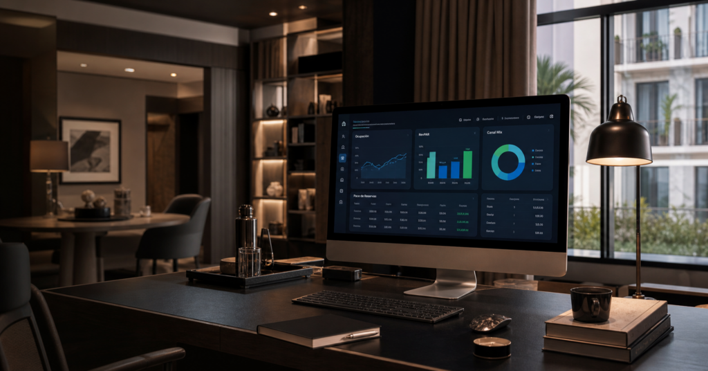 Data Management Hotelero - Intelihoteles - El data management hotelero transforma la información dispersa de tu hotel en visibilidad real para tomar decisiones comerciales y operativas con fundamento.