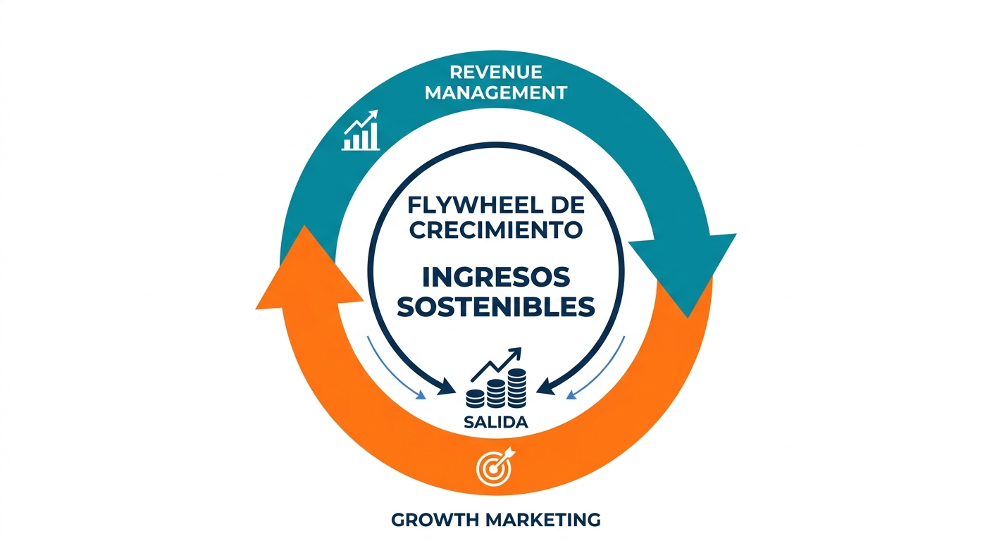 Flywheel de crecimiento: Revenue Management y Growth Marketing - Intelihoteles